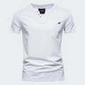 Camiseta Masculina de Botão Elegano® Tee