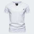 Camiseta Masculina de Botão Elegano® Tee