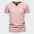 Camiseta Masculina de Botão Elegano® Tee