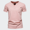 Camiseta Masculina de Botão Elegano® Tee