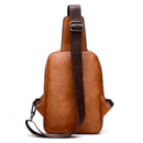 Bolsa Transversal Masculina de Couro Elegano® JEEP + Carteira de BRINDE!