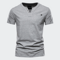 Camiseta Masculina de Botão Elegano® Tee