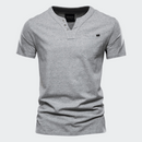 Camiseta Masculina de Botão Elegano® Tee