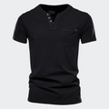 Camiseta Masculina de Botão Elegano® Tee