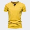 Camiseta Masculina de Botão Elegano® Tee