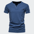 Camiseta Masculina de Botão Elegano® Tee