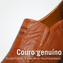 Mocassim Masculino de Couro Elegano® Pisa