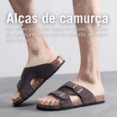 Sandália Masculina de Couro Elegano® Cancún