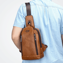 Bolsa Transversal Masculina de Couro Elegano® JEEP + Carteira de BRINDE!