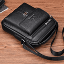Mochila Masculina de Couro de Ombro Elegano® Kangaroo