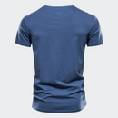 Camiseta Masculina de Botão Elegano® Tee