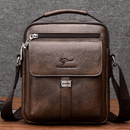 Mochila Masculina de Couro de Ombro Elegano® Kangaroo