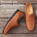 Mocassim Masculino de Couro Elegano® Leather
