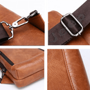 Bolsa Transversal Masculina de Couro Elegano® JEEP + Carteira de BRINDE!