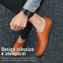 Mocassim Masculino de Couro Elegano® Pisa