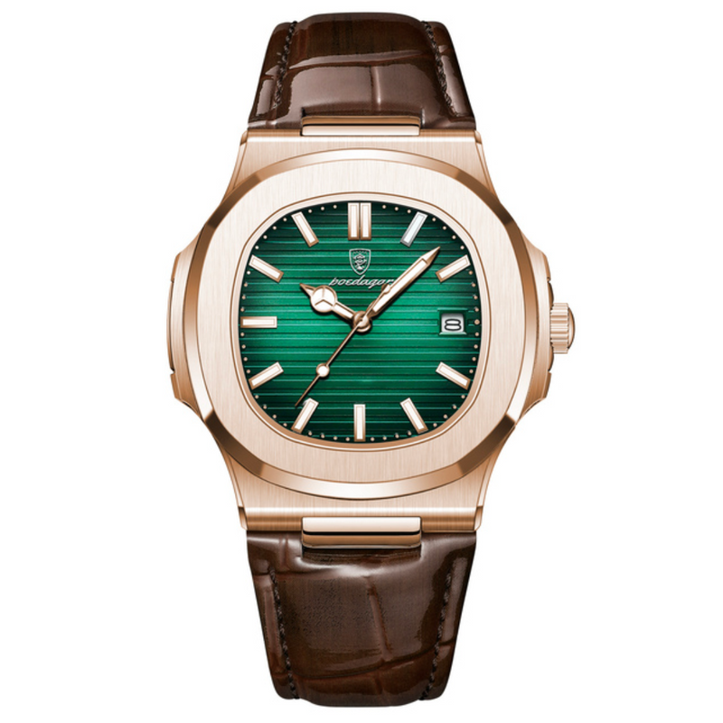 Relógio Masculino Elegano® Nautilus Pelle Gold