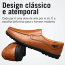 Mocassim Masculino de Couro Elegano® Leather