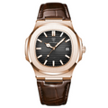 Relógio Masculino Elegano® Nautilus Pelle Gold