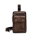 Shoulder Bag Masculina de Couro Elegano® JEPP Buluo
