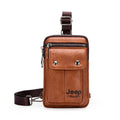 Shoulder Bag Masculina de Couro Elegano® JEPP Buluo