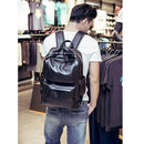 Mochila Masculina de Couro Elegano® Multifunctional
