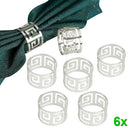 Anel de Guardanapo Delicado 6 Pcs