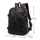 Mochila Masculina de Couro Elegano® Retrô Classic