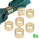 Anel de Guardanapo Delicado 6 Pcs