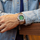 Relógio Masculino Elegano® Esmerald 40mm | Pulseira Ajustável + Caixa Exclusiva