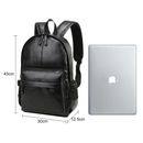 Mochila Masculina de Couro Elegano® Unis (À Prova D'Água)