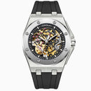 Relógio Masculino Elegano® Skeleton Oak