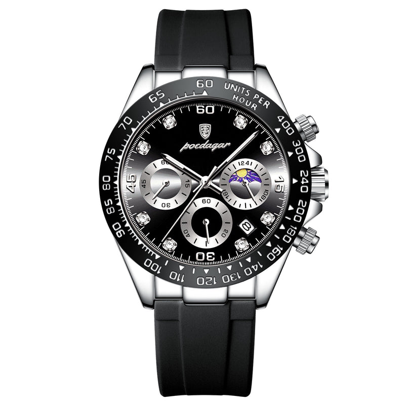 Relógio Masculino Elegano® Chronograph Fase Date