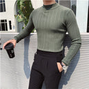 Blusa Masculina de Gola Alta Inverno