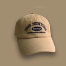 Korean Retro Baseball Hat Women's Autumn Winter Versatile Ins Street Letter Embroidered Caps Summer Couple Men Official Website