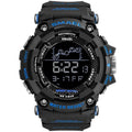 Relógio Smael Militar 1802 - Digital Watch relógio 024 AmploTech Preto/Azul 